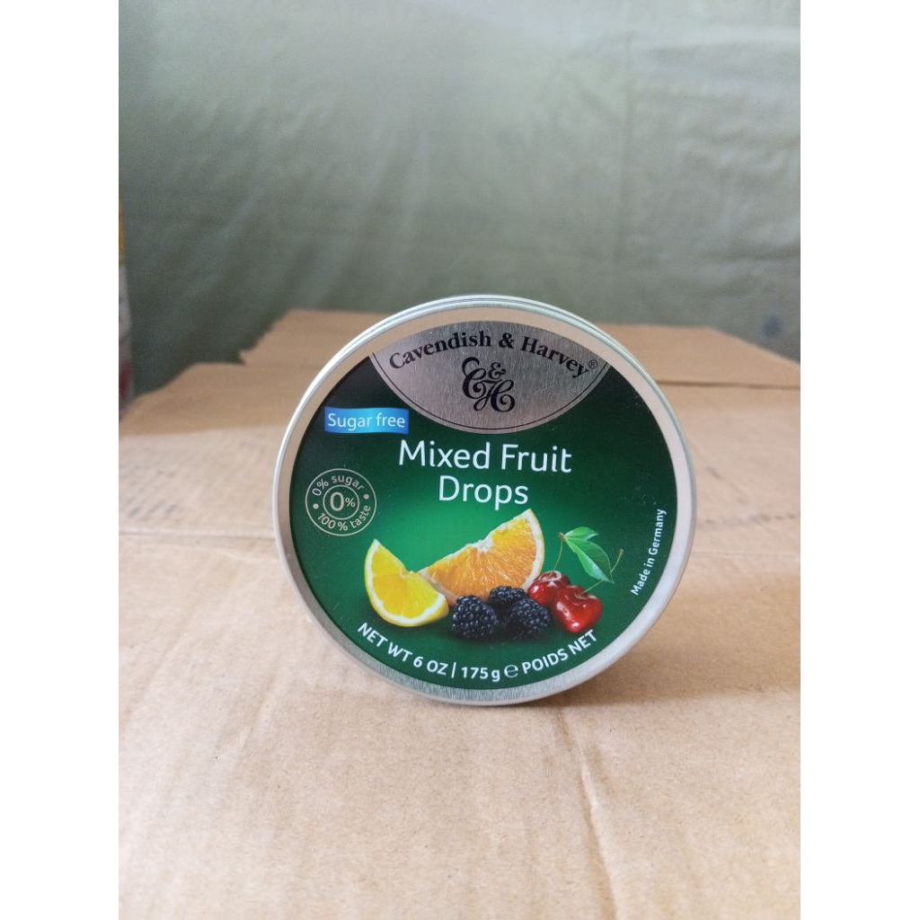 

Cavendish Mixed Fruit Sugar Free 175 gr