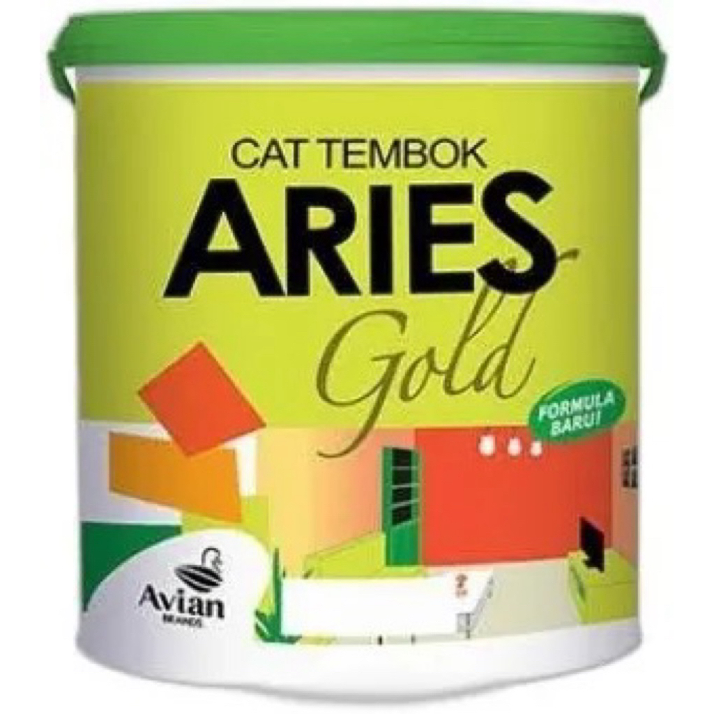 

Cat Tembok Aries Gold 18KG