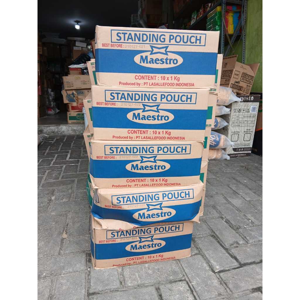 

MAESTRO Mayonais 1 dus (1kg x 10 Pouch) Kemasan Pouch
