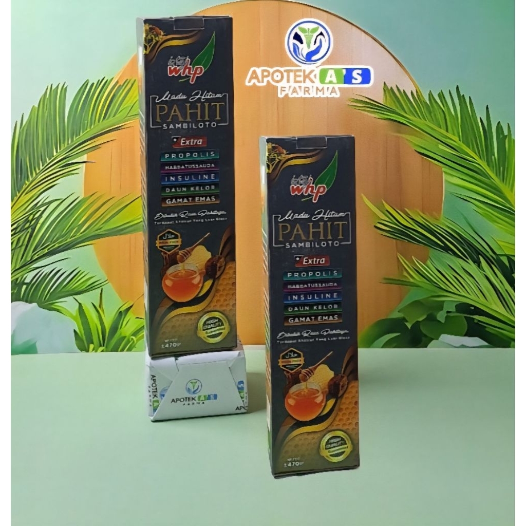 

Madu Hitam Pahit Propolis Plus Sambilito - 470gr