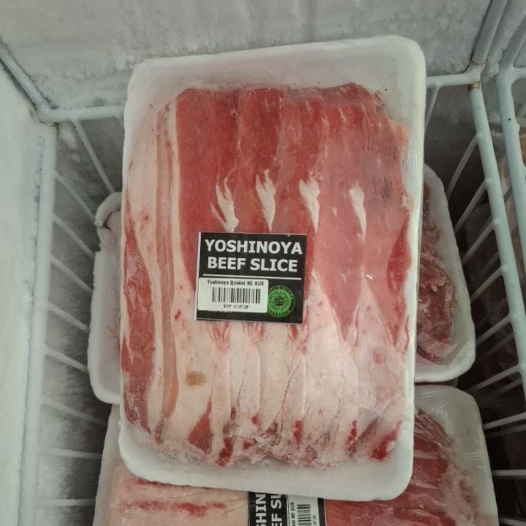 

YOSHINOYA BEEF SLICE PREMIUM 500GR