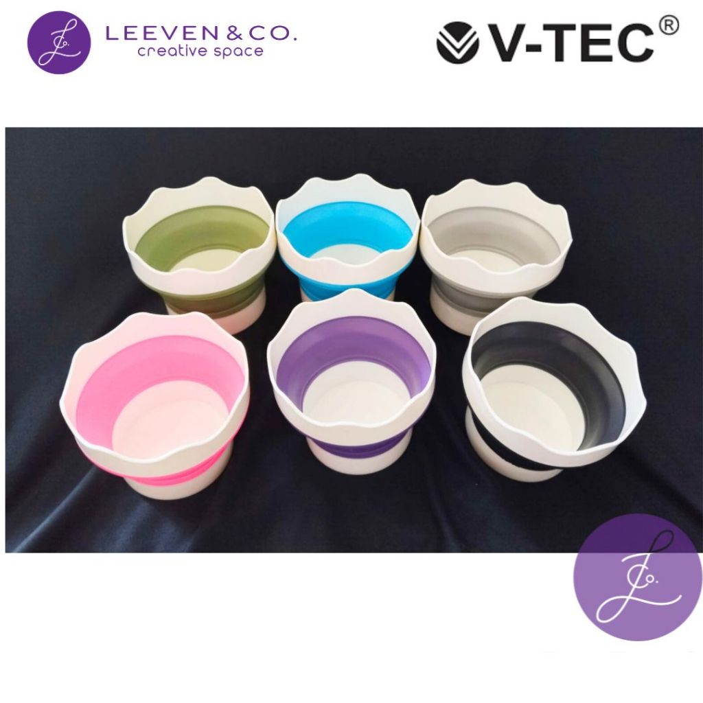 

V-TEC MINI BRUSH WASHER TYPE 8394 / TEMPAT CUCI KUAS LIPAT KECIL