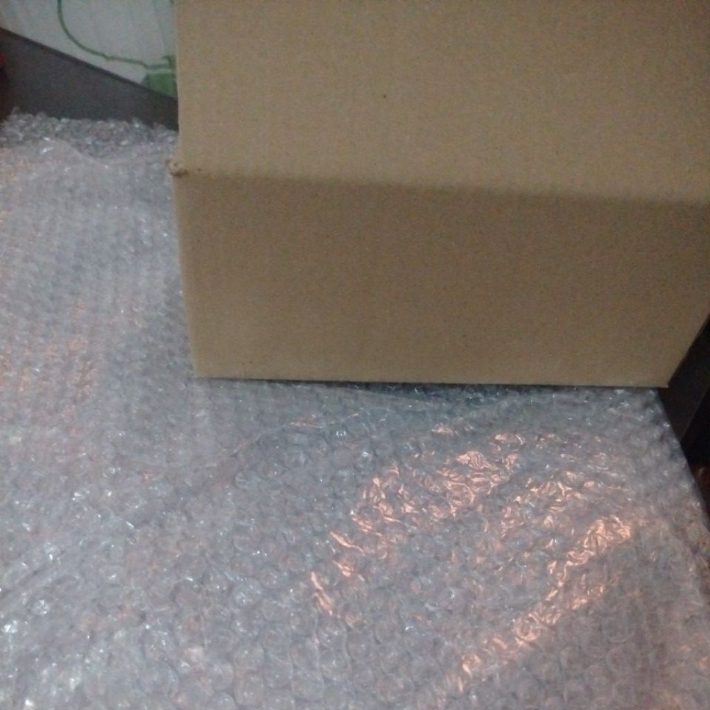 

tambahan bublewrap+ kardus packing