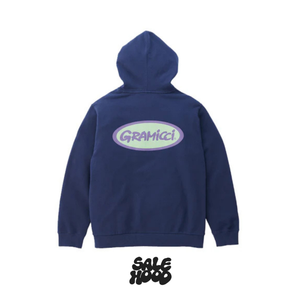 Hoodie Gramicci Oval Hooded Sweatshirt Navy - G4SU-J095-NAVY
