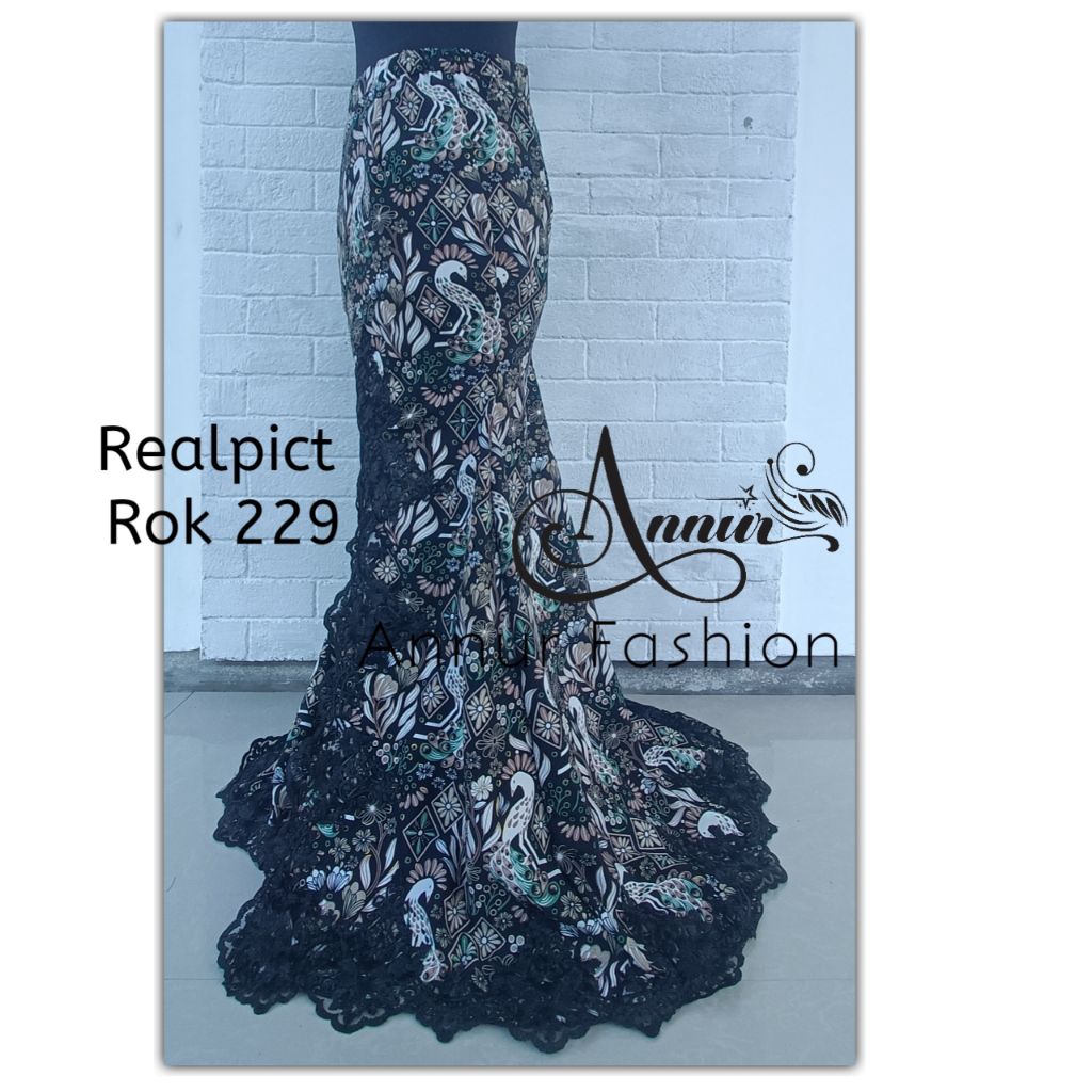 Realpict rok mermaid 229 renda rok duyung renda mermaid skirt rok mermaid ekor renda