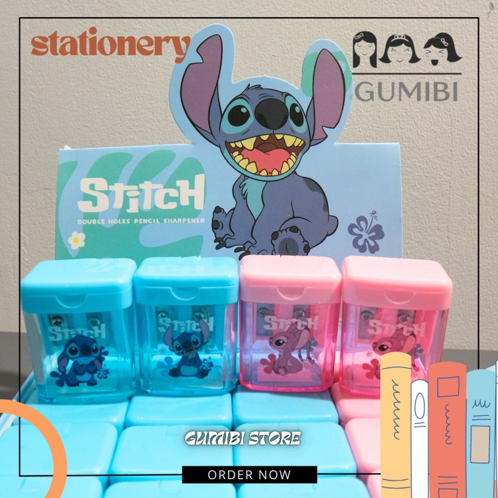 

RAUTAN PENSIL DUA LUBANG MOTIF STITCH BIRU PINK SERUTAN OROTAN PENSIL KAYU ANAK ALAT TULIS SEKOLAH LUCU TERMURAH GUMIBI STORE