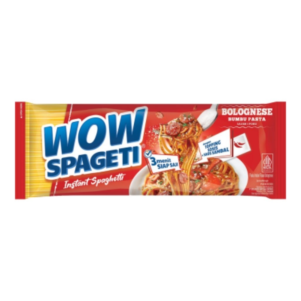 

WOW Spageti Instan Bolognese 76 Gram