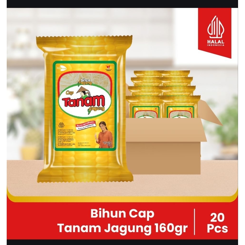 

Bihun Cap Tanam Jagung - 1 Bal - 20 Pcs - 160gr