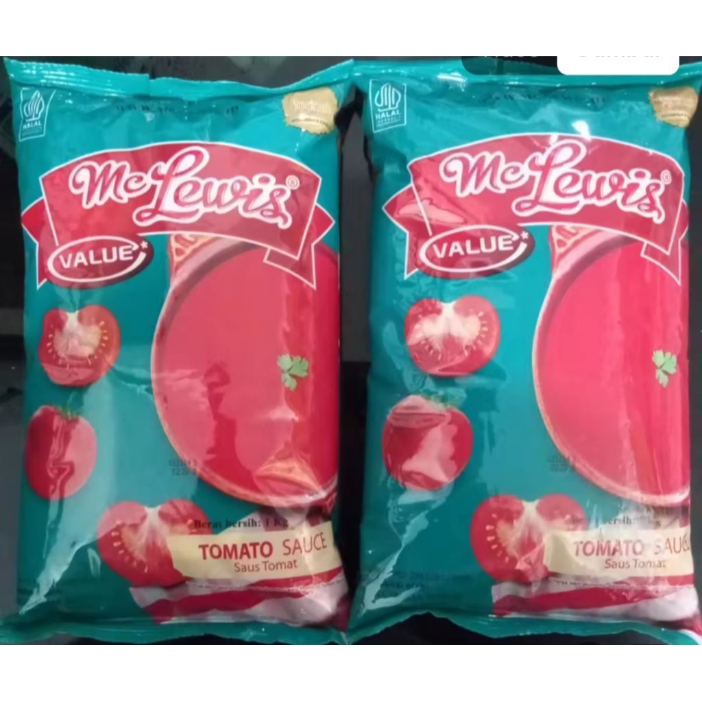 

Mc Lewis Saos Tomat 1000grm Zabir Frozen Food