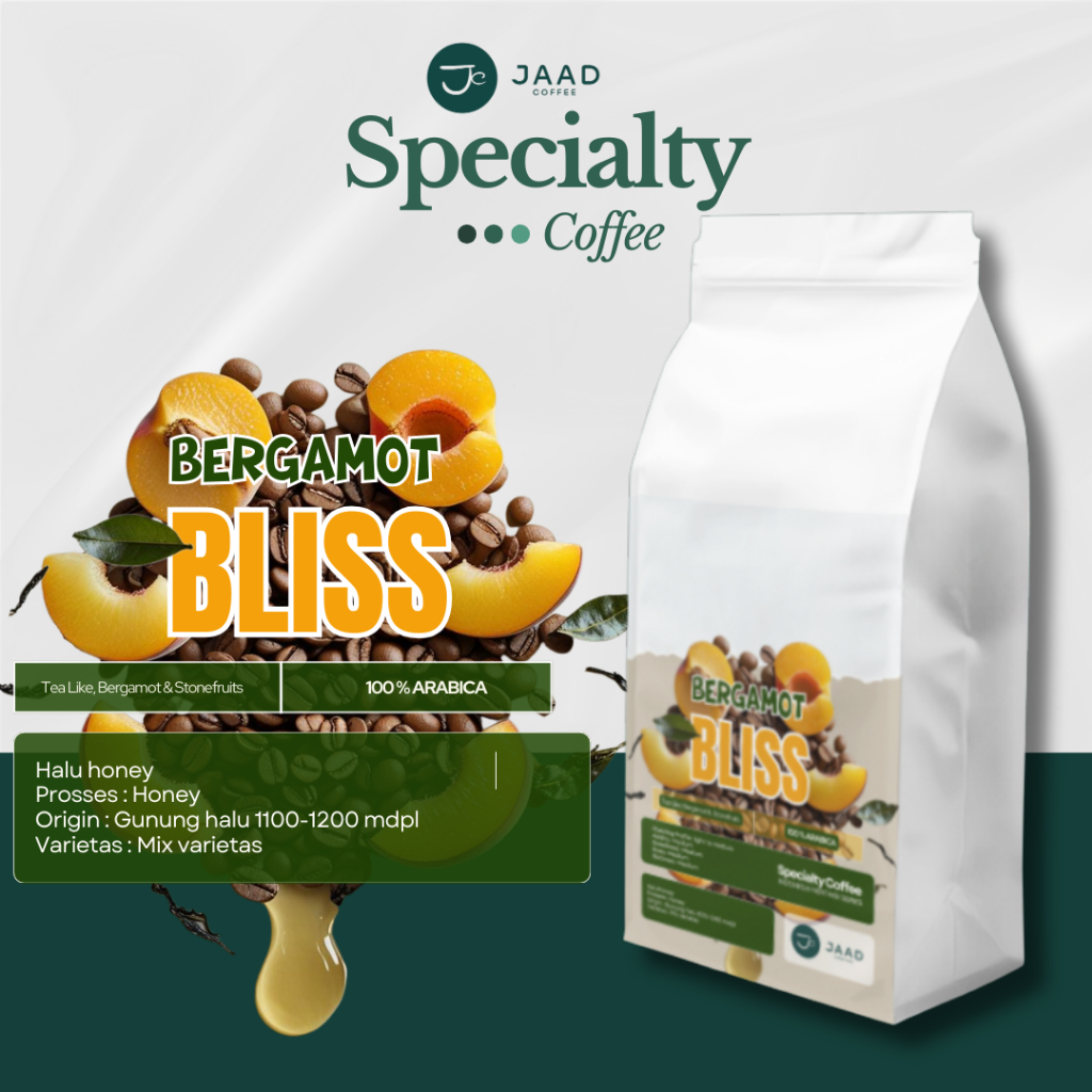 

Bergamot Bliss - Indonesia Heritage Series Coffee Blend Premium Lokal - Kopi Bubuk Fresh Roasted