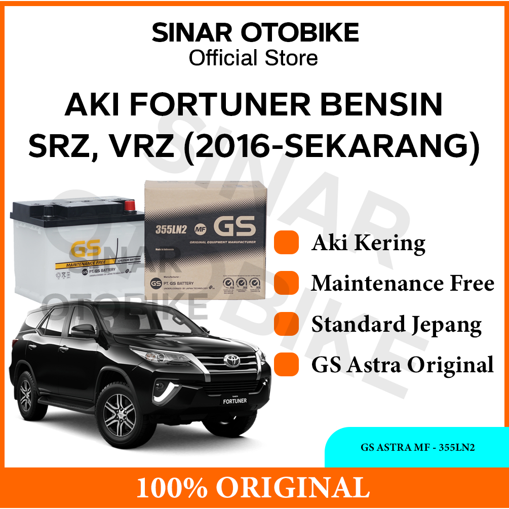 AKI FORTUNER BENSIN SRZ VRZ GS ASTRA MF KERING - LN2