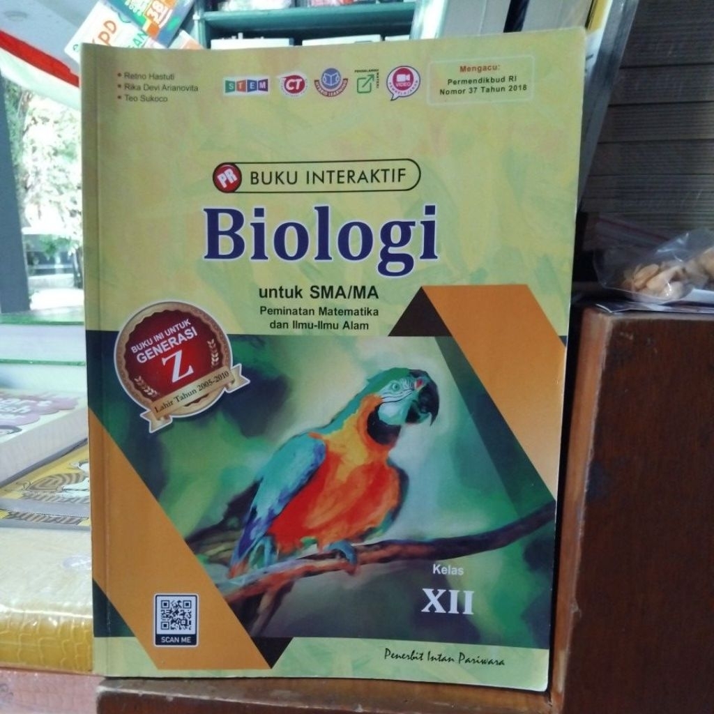 PR Biologi SMA kelas  12