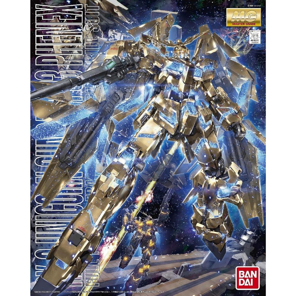Bandai Hobby MG Unicorn Gundam 03 Phenex Model Kit (1/100 Scale)