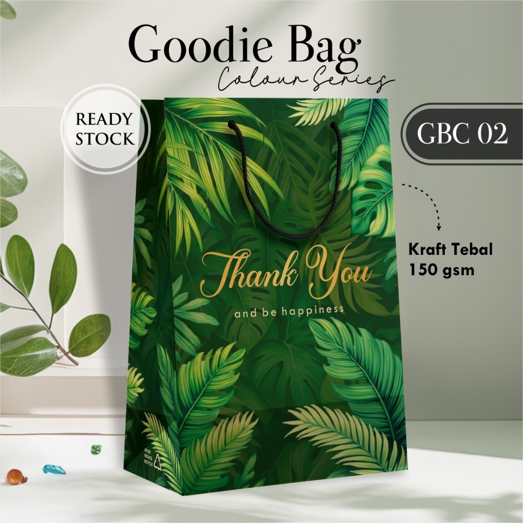 

[12PCS] GOODIE BAG BAHAN KRAFT - TAS TENTENG HAJAT READY STOCK GBC 02