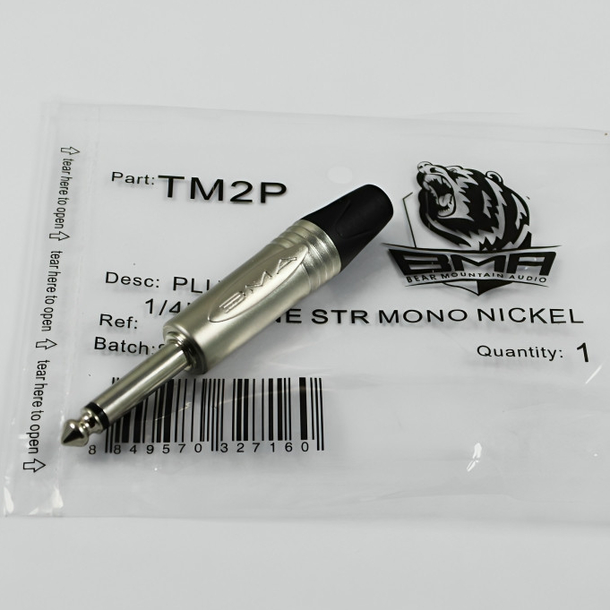 Jack BMA Akai Mono 6,5mm / Jack Akai BMA Mono 1 Garis 6,5 mm / Jack Akai 6.5mm BMA Mono Audio