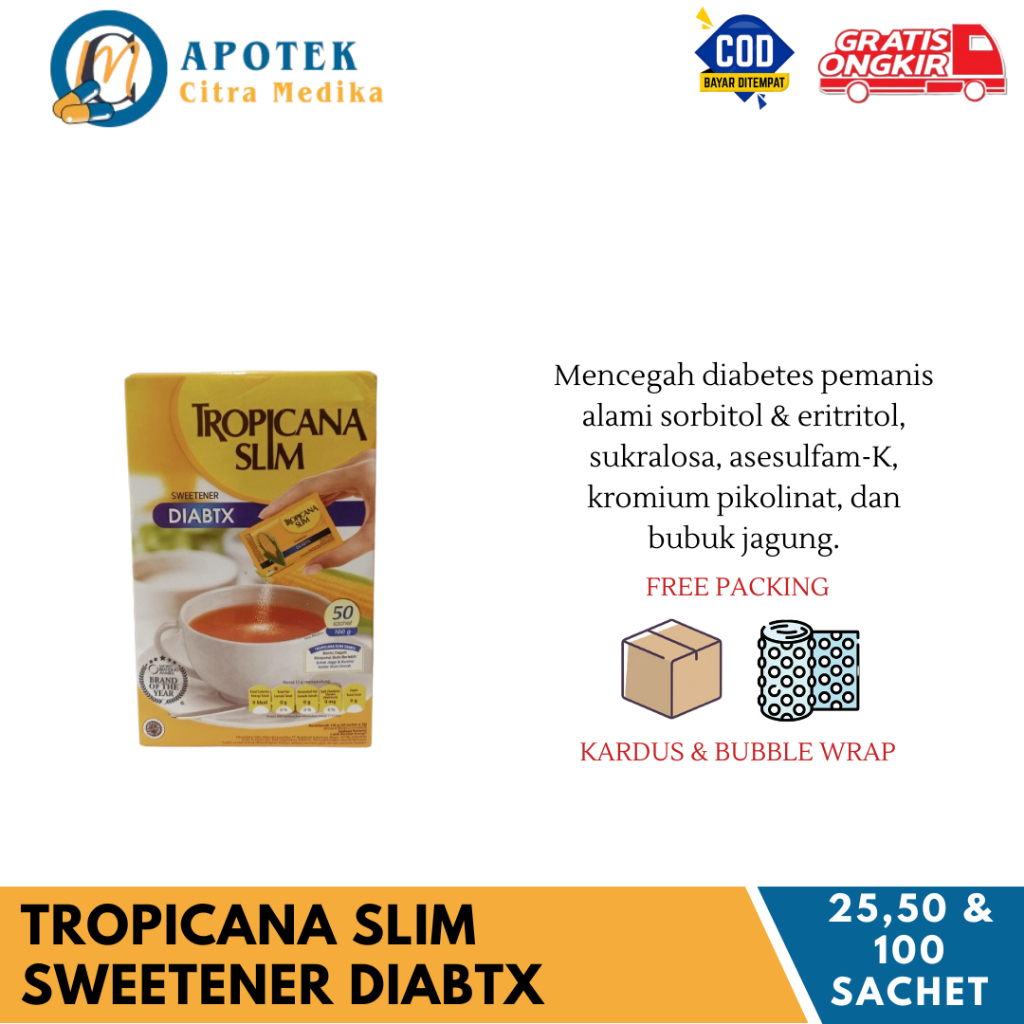 

Tropicana Slim Sweetener , & - Mencegah Diabetes/Pemanis Alami