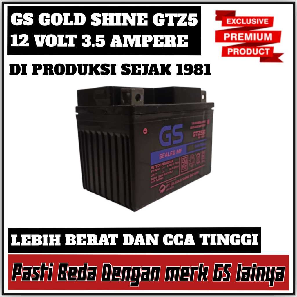 Aki Motor Honda Beat Fi Esp Karbu Vario 110 Supra X 125 Honda BLADE GS GOLD Shine GTZ5 Aki Kering si