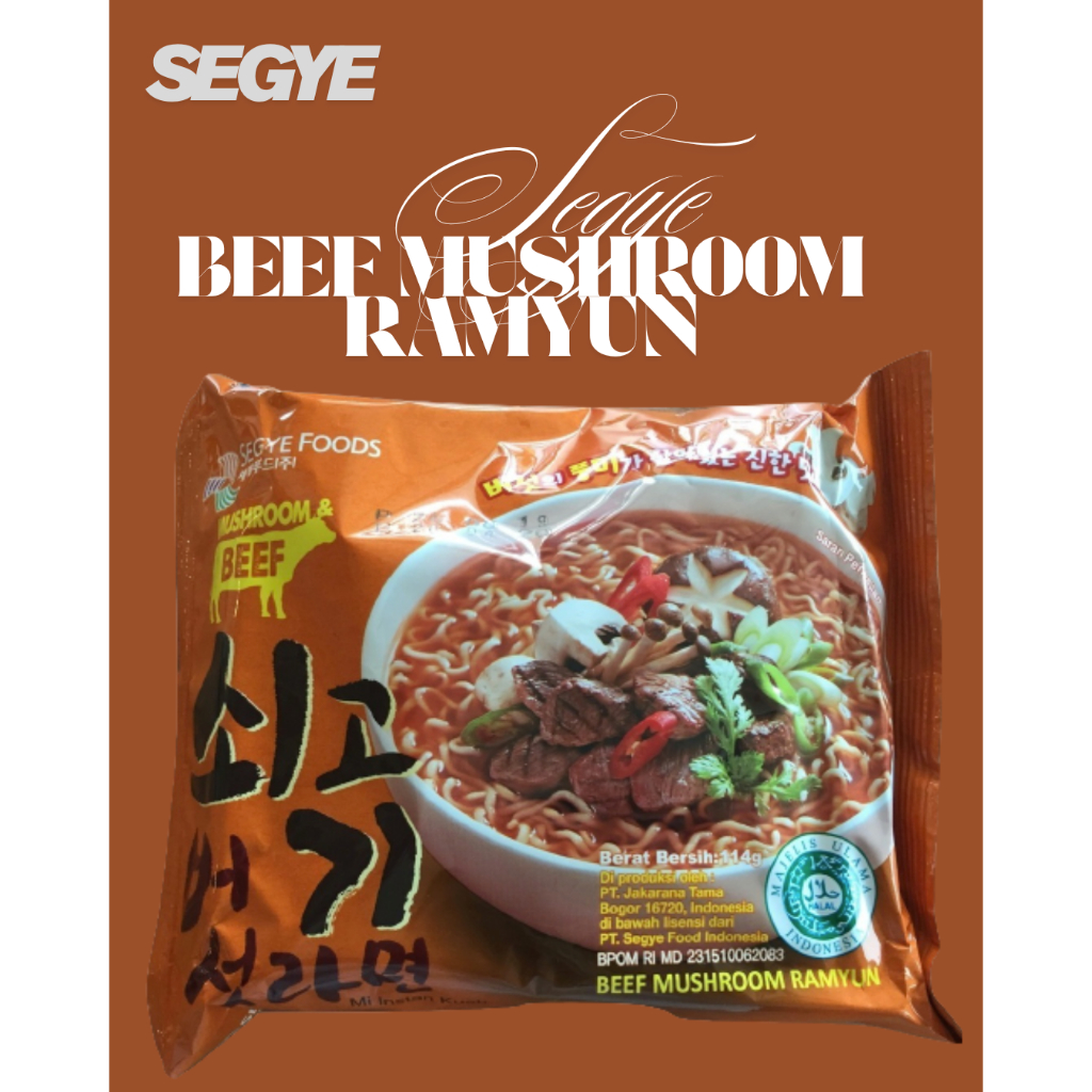 

SEGYE RAMYUN BEEF MUSHROOM RAMYUN - HALAL MUI