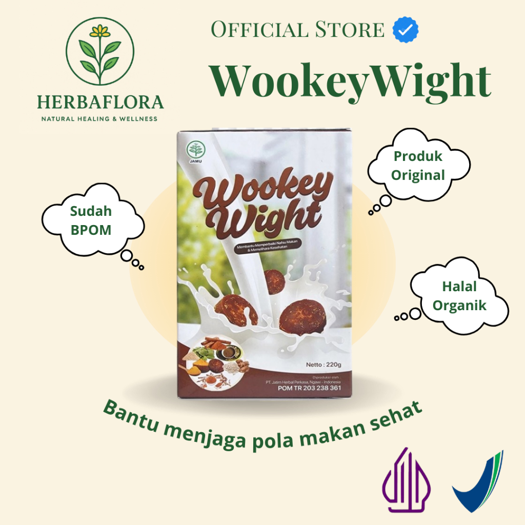 

(TERMURAH) Wookey Wight WEIGHT– Minuman Nutrisi Penambah Berat Badan (1 Box)