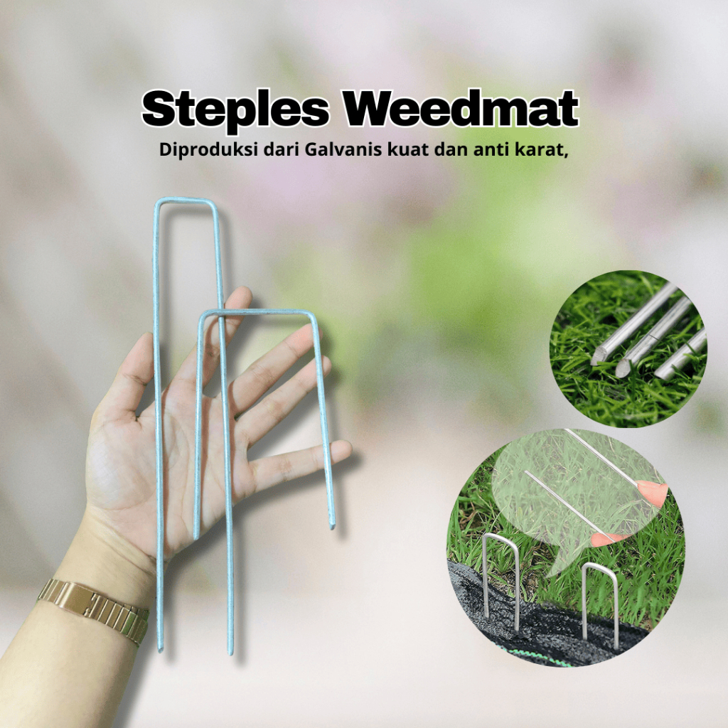 Stapples Weedmat Easygrow-Steples Penjepit Weedmat-Stapples Weedmat Galvaniezed