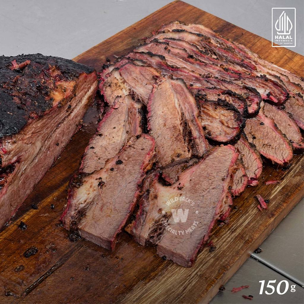

Smoked Wagyu Brisket / Wagyu Beef Brisket / Daging Asap Wagyu / Wild Jack's