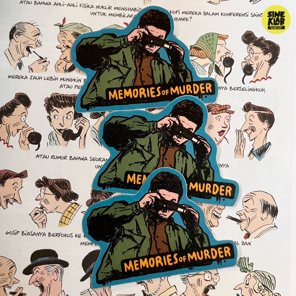 

sineklab - Sticker MEMORIES OF MURDER - Edisi Sticker Film / Movie / Cinema / Series / Sticker Laptop