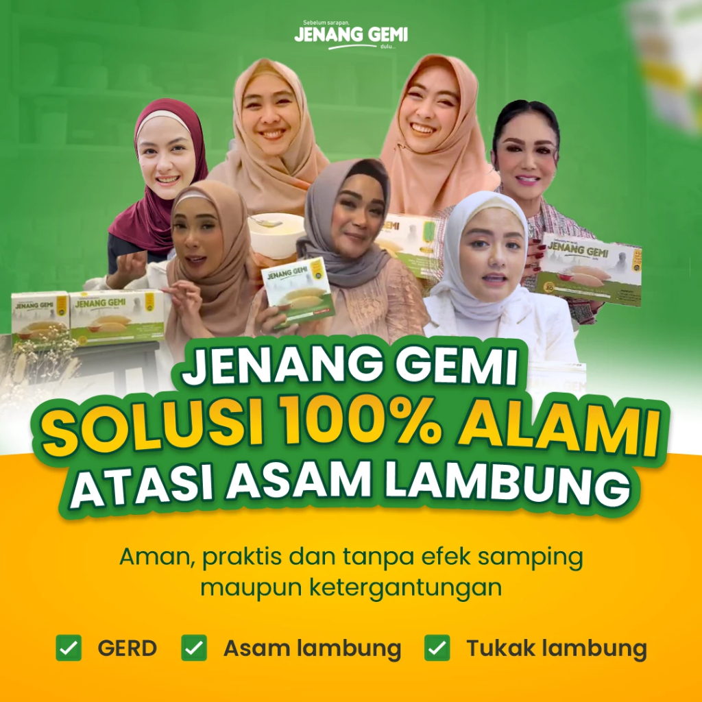 

Jenang Gemi Bubur Nutrisi dari Umbi Garut yang menyembuhkan asam Lambung Gerd