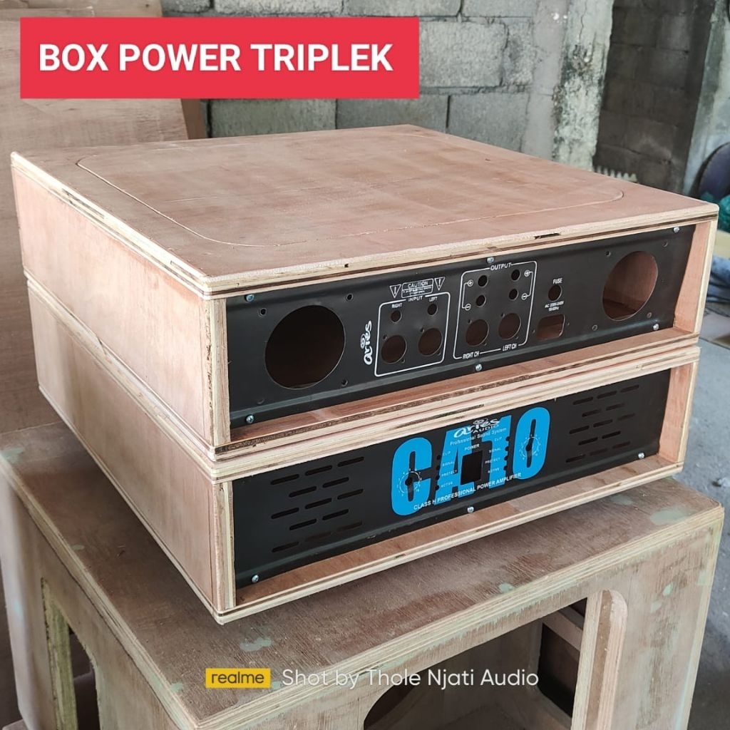 Box Power CA10 bahan triplek tebal 15mm