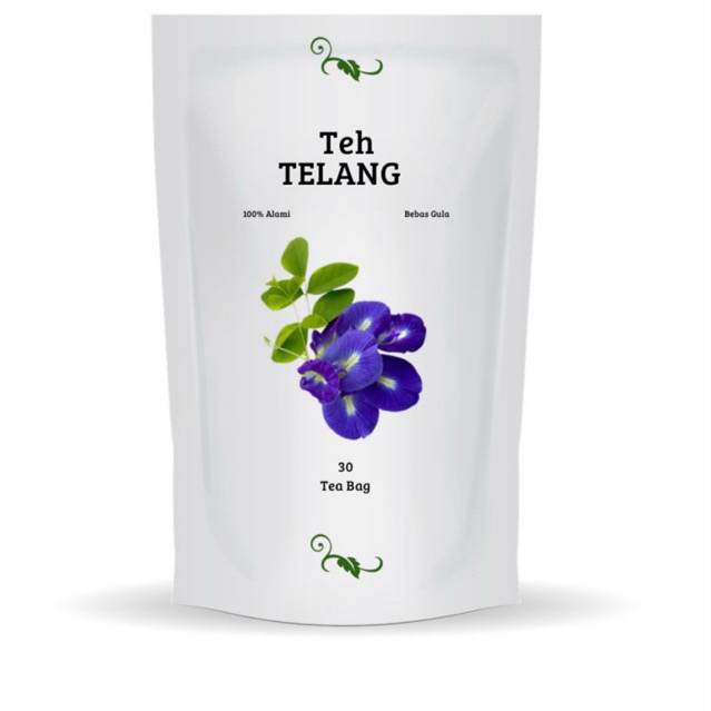 

30 TEA BAG BUNGA TELANG I TEH BUTTERFLY PEA FLOWER I MEMELIHARA KESEHATAN MATA DAN PEWARNA MAKANAN ALAMI