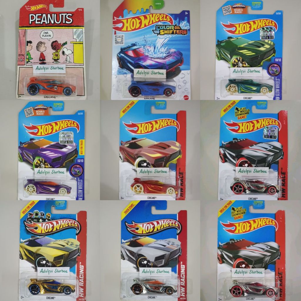 hotwheels hot wheels chicane factory sealed hw glow wheels hw race hw racing hw racing chrome gold s