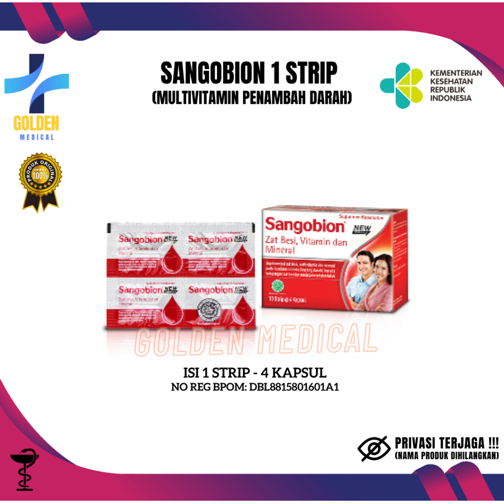 Sangobion 4 Kapsul: Obat Penambah Darah