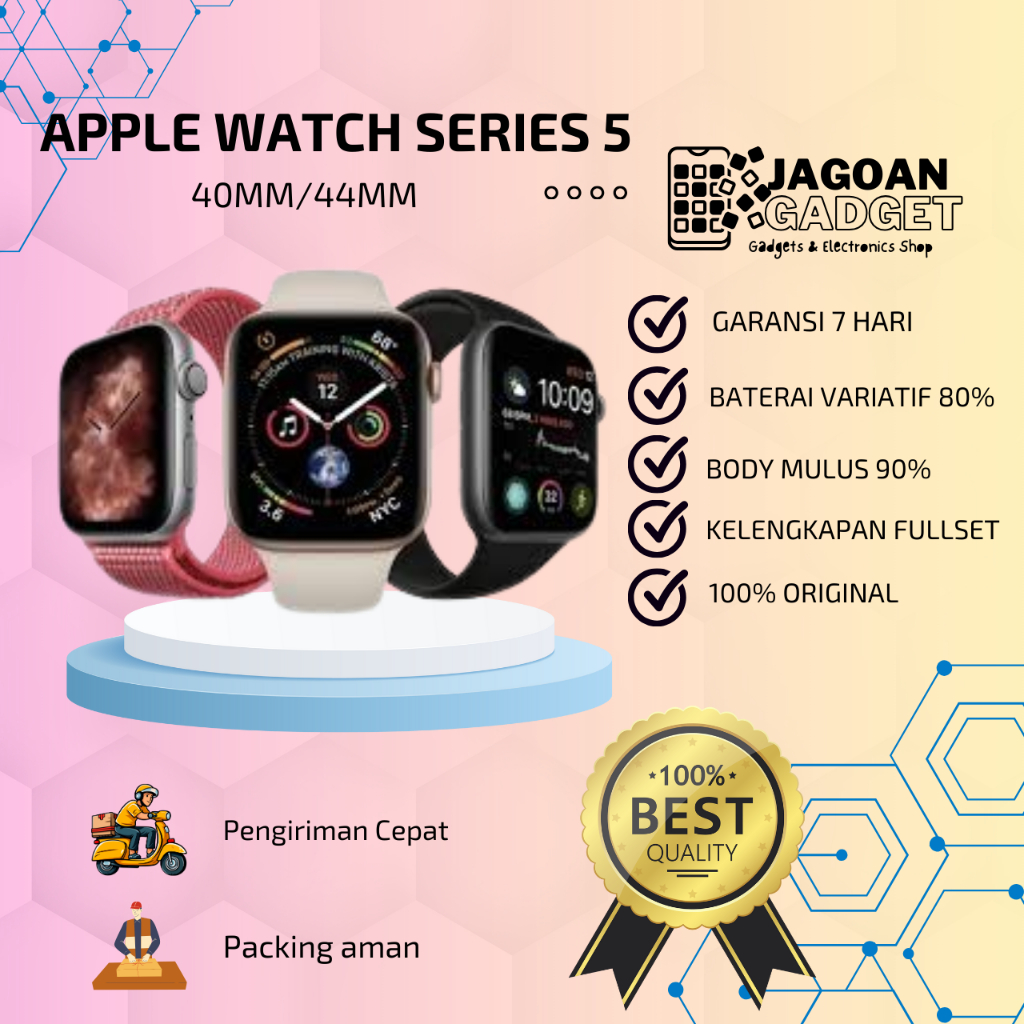Apple Watch / iWatch Series 5 40MM 44MM Second Original | JAGOAN GADGET