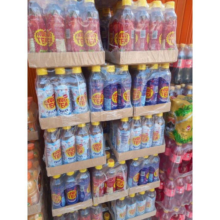 

Fruit Tea Botol Kecil PET 350ml 1 Karton isi 12 Pcs rasa | Fruit Tea Teh Rasa Murah Promo