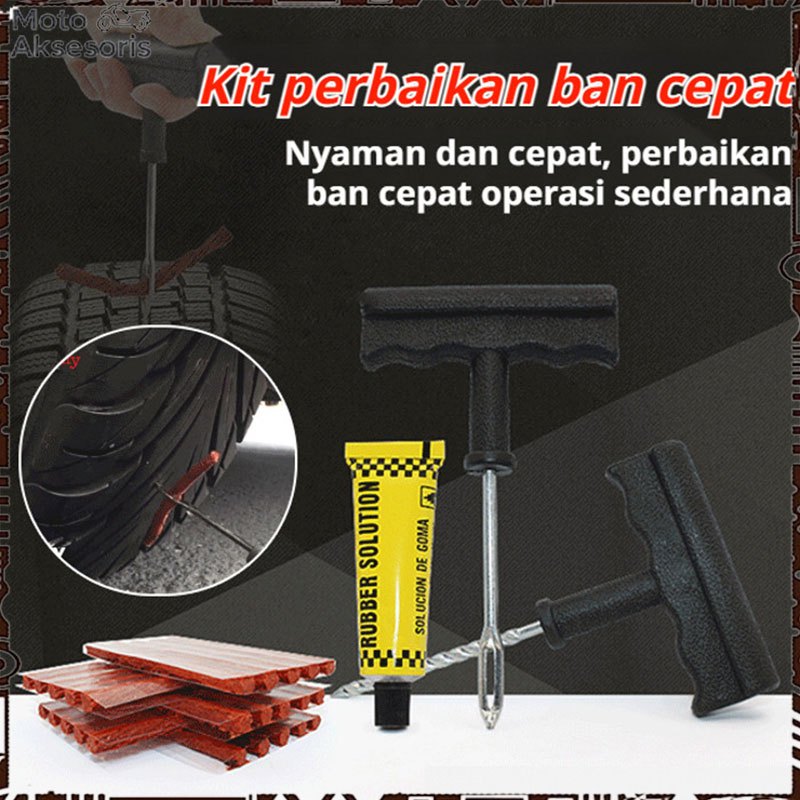 Kit Perbaikan Ban Cepat | Kit Alat Perbaikan Ban Vakum, Ban Sepeda Motor Listrik, Kit Perbaikan Ban 