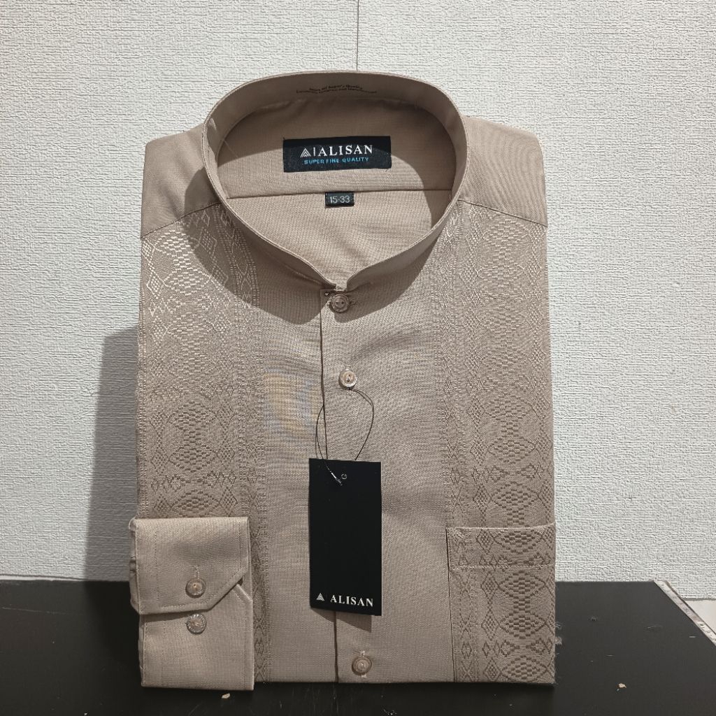 LENGAN PANJANG REGULER ALISAN Koko Bordir 00337 Motif Garis Bulat