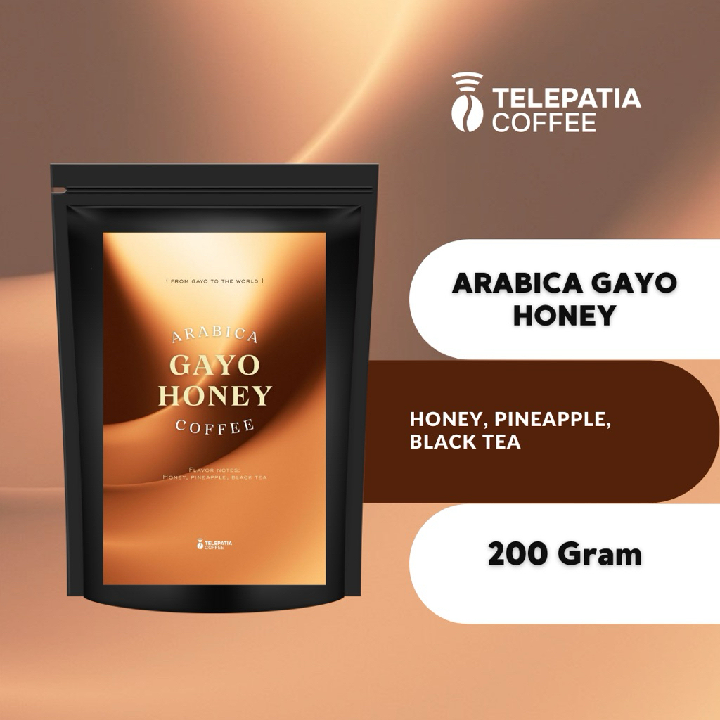 

Kopi Arabika Gayo Honey Specialty Roast Bean 200gr - 1000gr Biji dan Bubuk Kopi