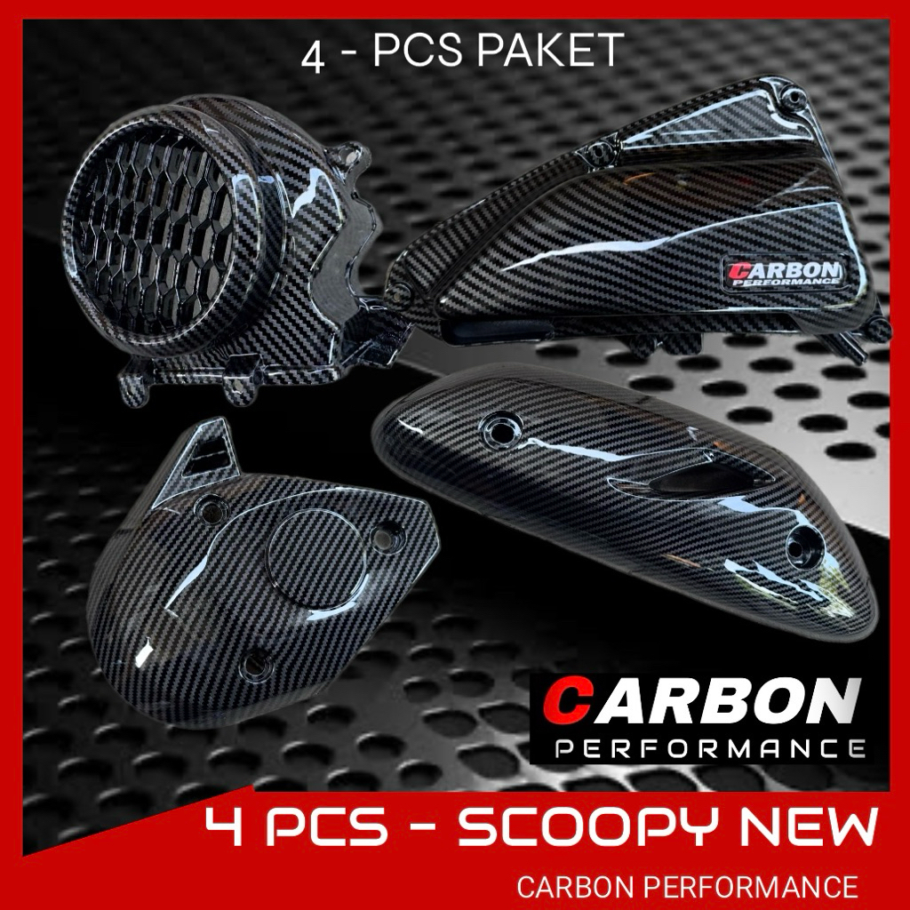 PAKET CARBON SCOOPY PRESTIGE 4 PCS ▪️paket carbon Scoopy prestige 2021/2022 wtp carbon celup