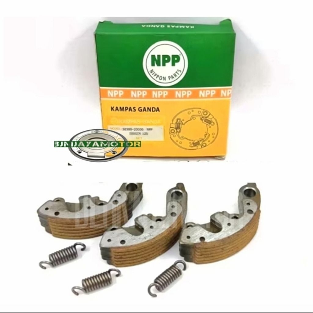 Kampas kopling ganda Shogun 125 FL, RR, Axelo 125 merk NPP