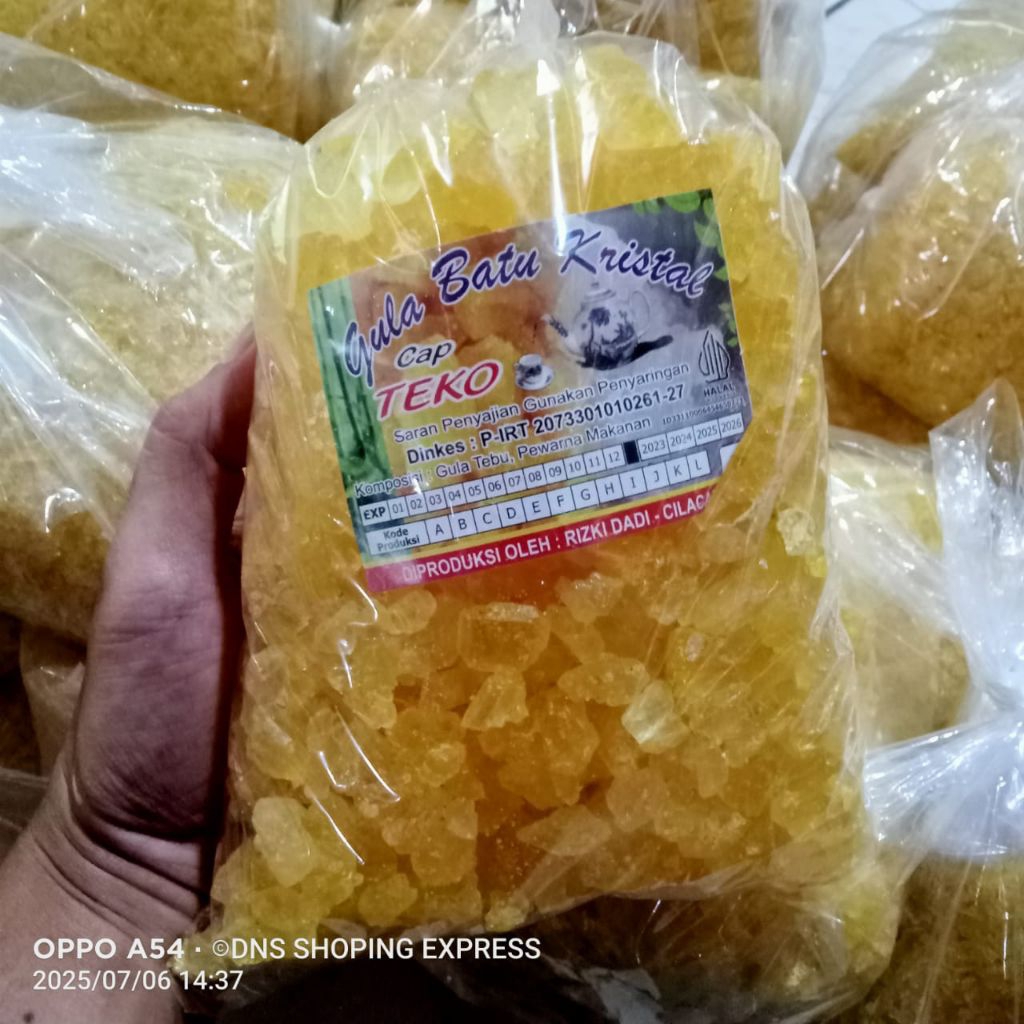 

[COD] Gula Batu Kristal kuning Cap Teko - Kecik/kricikan/kecil² - Alami - Pemanis teh kopi & minuman tradisional lainnya