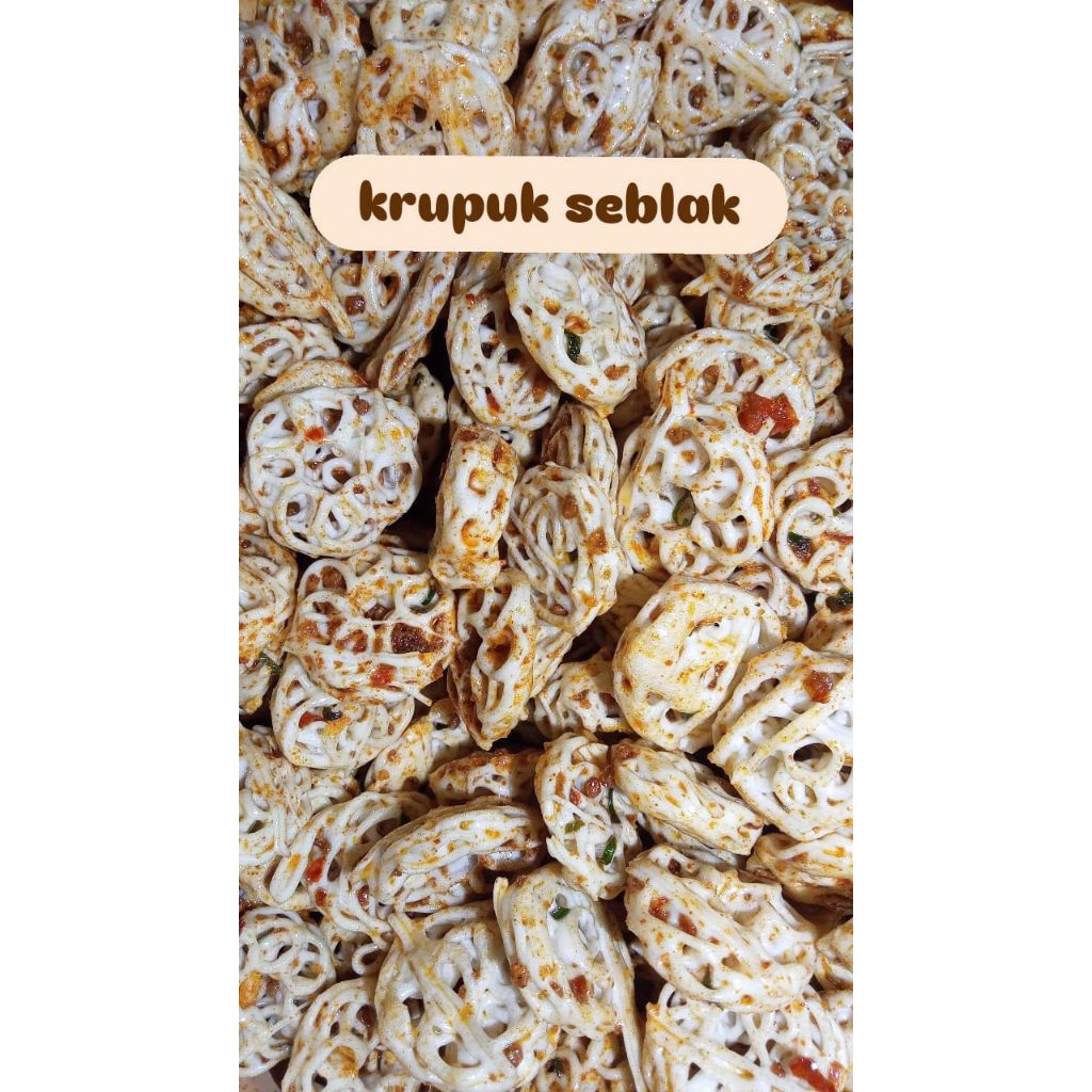 

Kerupuk Seblak Kering Pedas Cikruh 250gr&500gr