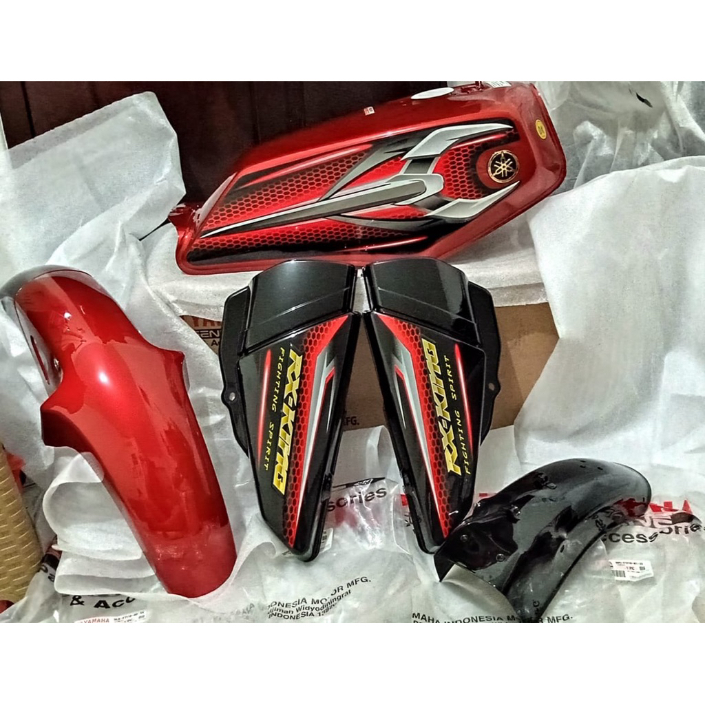 Tangki Rx King 2007 Merah Maron Set