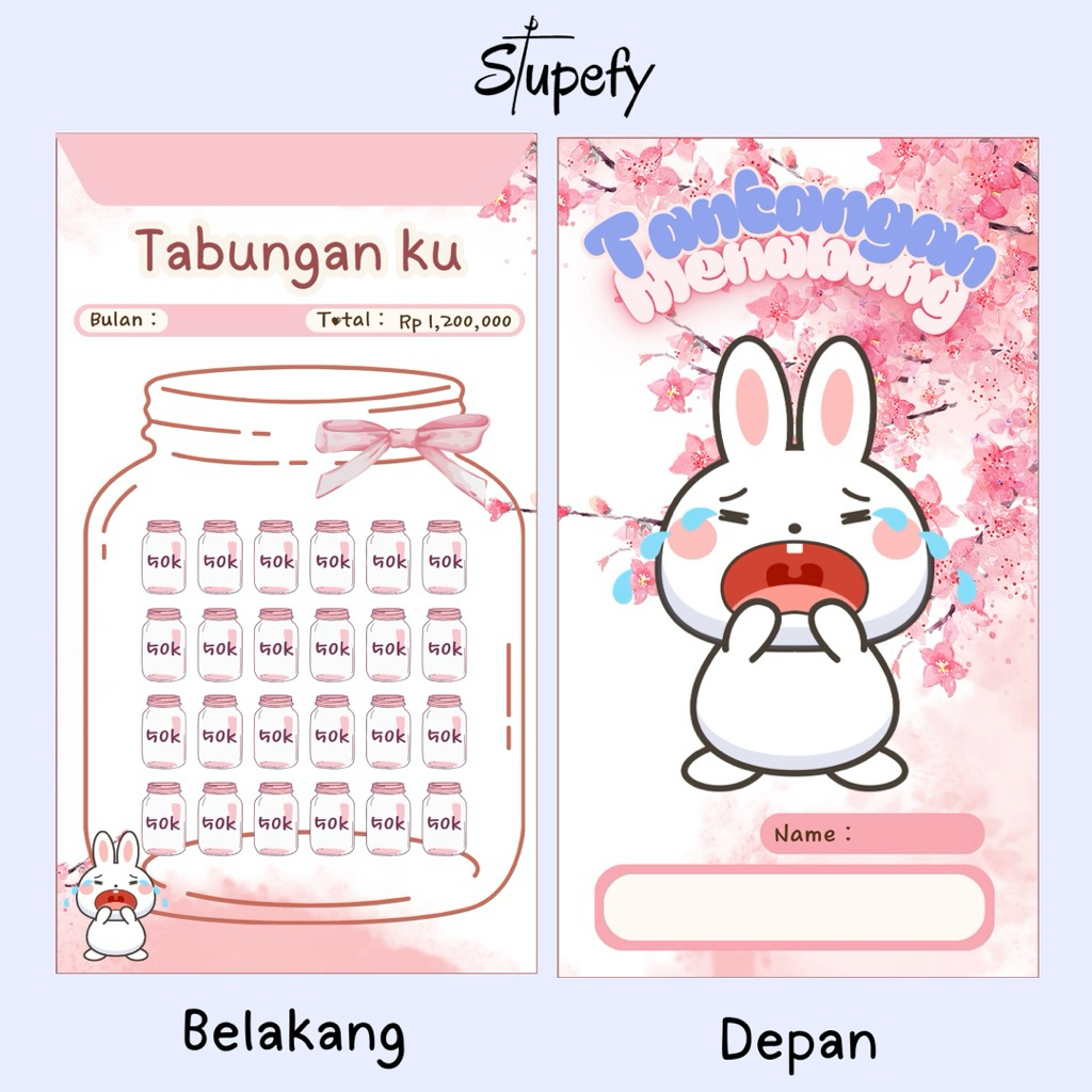 

Tantangan Menabung Amplop Bisa Custom Request Desain / Nominal Saved Money