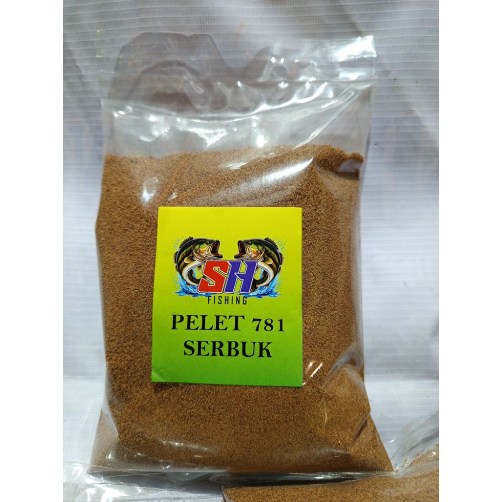 pelet serbuk 781//pelet bandul// 500 gram