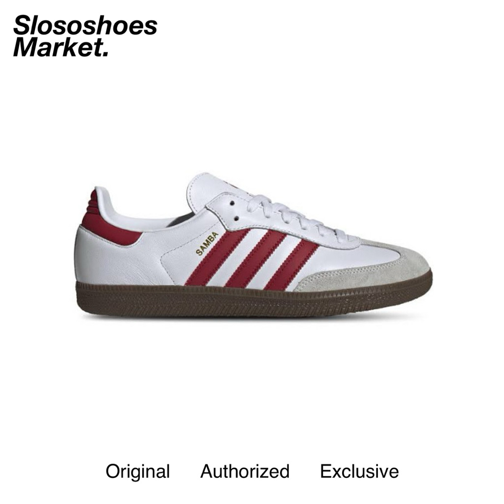 Exclusive Adidas Samba OG - Liverpool White Cloud Red