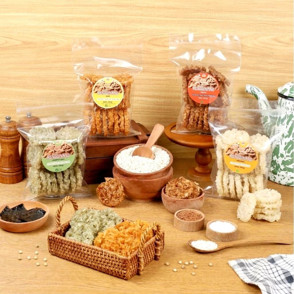 

Kerupuk Rengginang Botan Mentah Plant Based Vegan Vegetarian