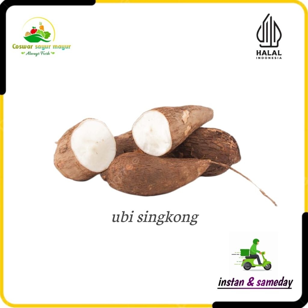 

{ 500 gram } ubi singkong/umbi umbian/ubi singkong
