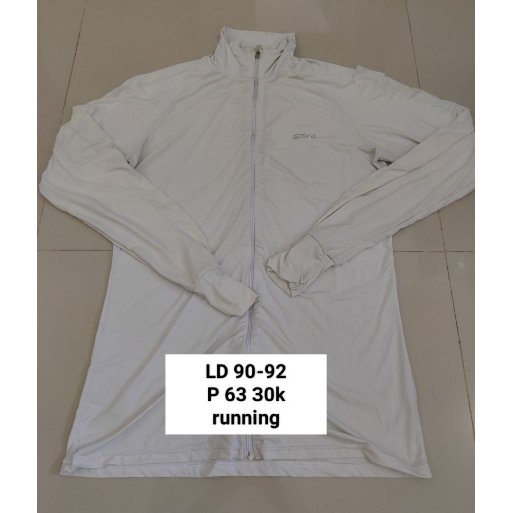 Running Jacket Go Pro white