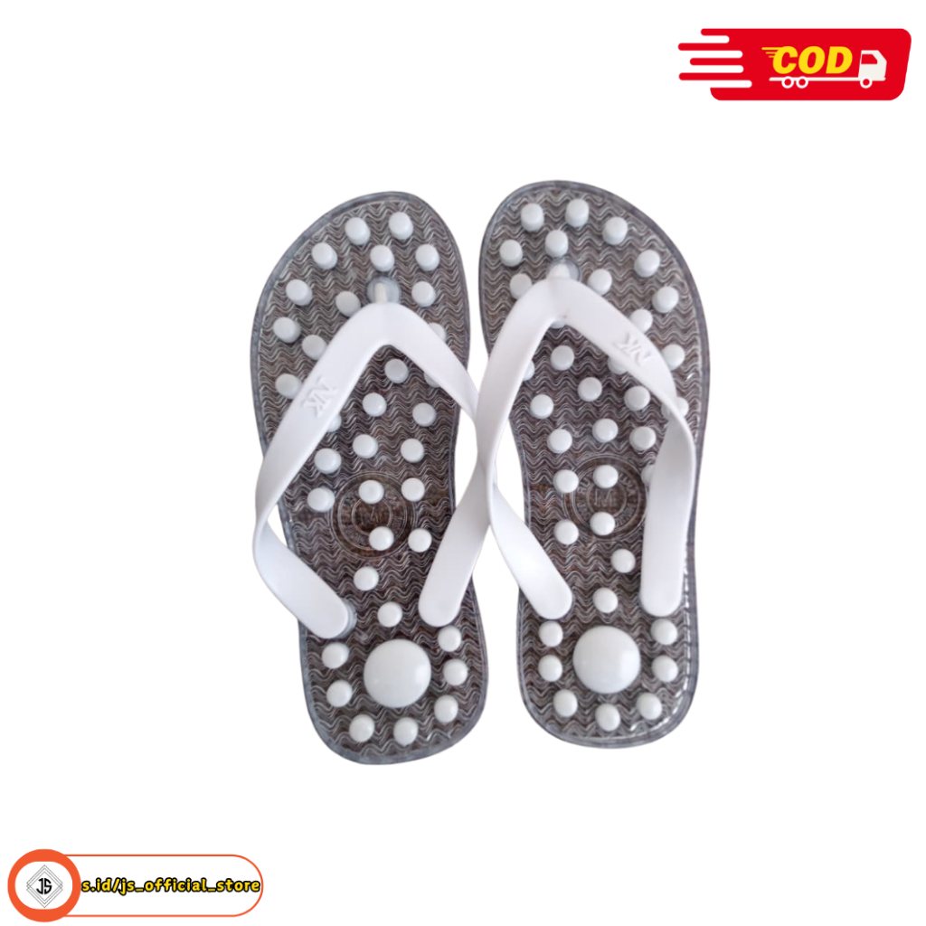 Sandal Rematik Bening NK / Sandal Nikko Bening / Sandal Akupuntur Duri Besar Bening