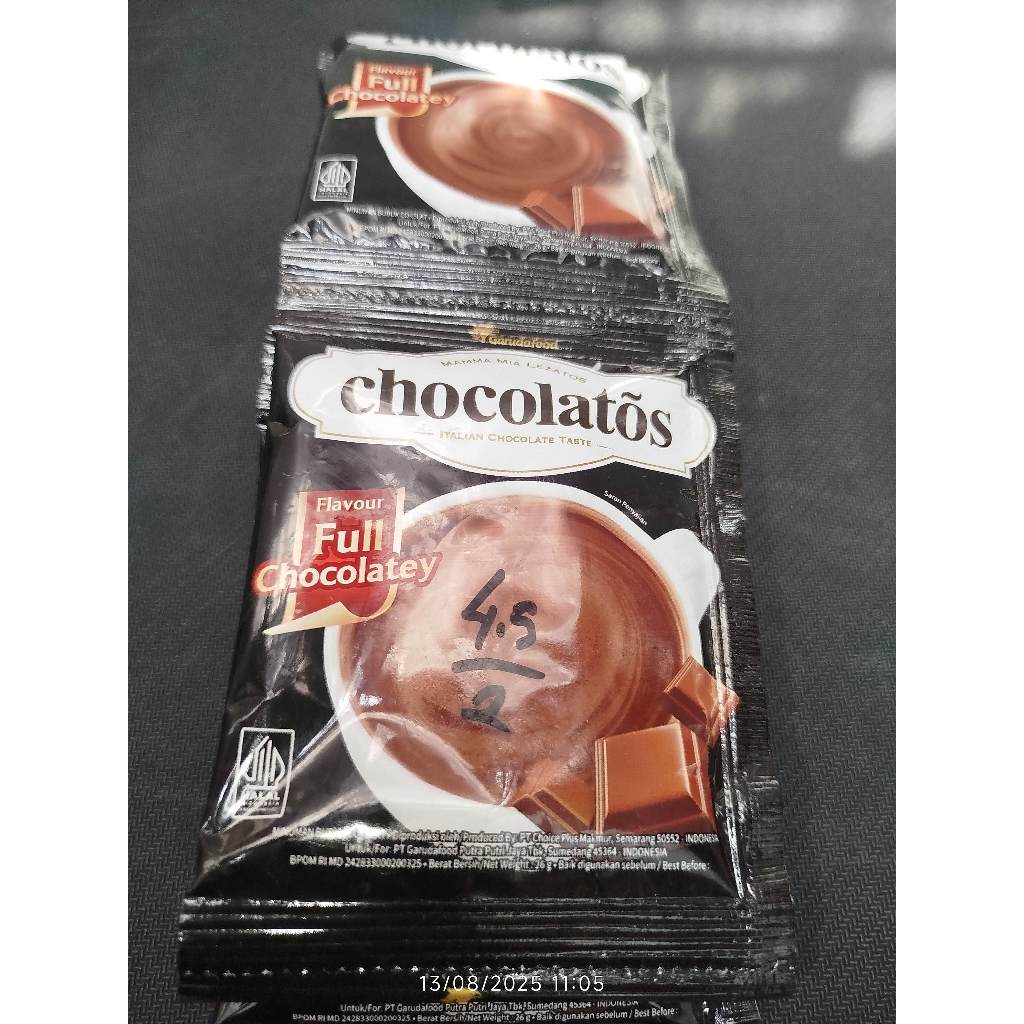 

Chocolatos Chocolate Drink – Minuman Bubuk Cokelat | Sachet 26g Paket 10
