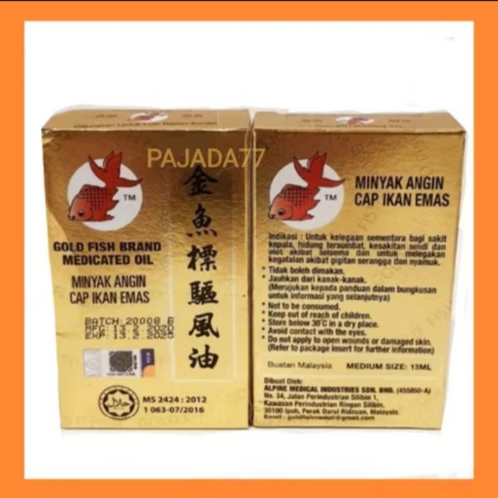 

Minyak Ikan Mas 13 ml